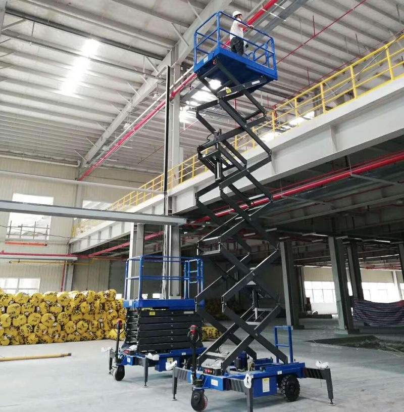 鹤岗助力行走剪叉式高空作业平台