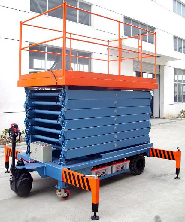 鹤岗助力行走剪叉式高空作业平台